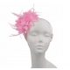  Frumoasa bentita de par roz fascinator floare boho banchet de nunta