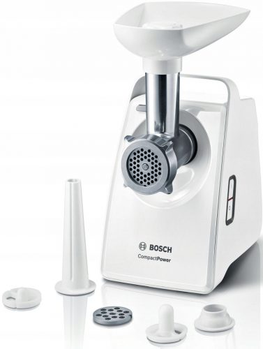 Bosch MFW3520W CompactPower Masina de tocat carne Camera nr. 5 Filtre 4-8 mm 500W