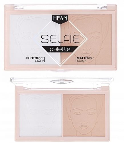  Hean, Selfie Palette Photo Light Matte Filter, Paleta de fixare a machiajului