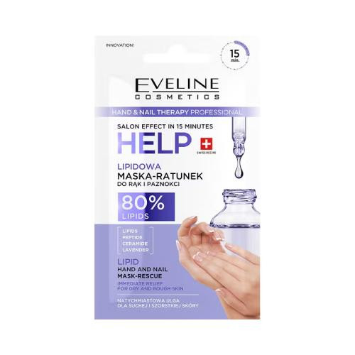  EVELINE Hand&Nail Therapy Help Masca de salvare a lipidelor pentru maini si unghii 7ml