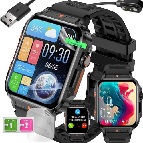  SMART WATCH BĂRBAȚI BLUETOOTH CALL MENIU PL BATERIE PUTERNICĂ