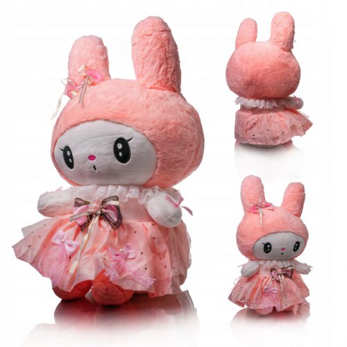  MASCOTA HELLO KITTY JUCĂRIE DE PELUȘ KUROMI CUDDLE MELODY ÎN ROCHIE