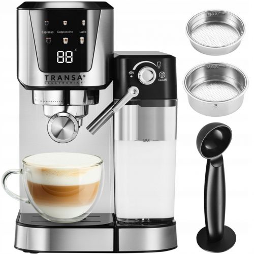 Espressor automat Transa Electronics CoffeeCraft 1350 W argintiu/gri