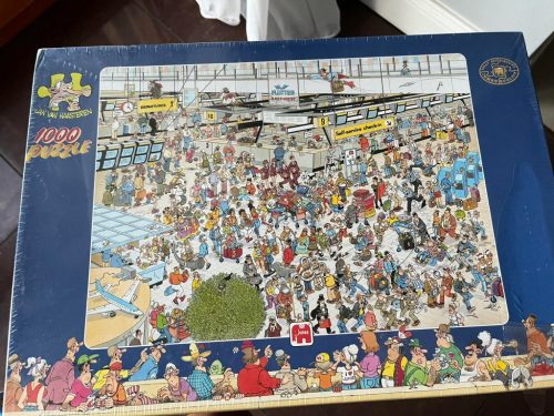  Puzzle Jumbo Jan Van Haasteren Sala de plecare 1000