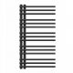  RADIATOR BAIE NEGRU RADIATOR 90x50 cm MODERN MILO RADIATOR