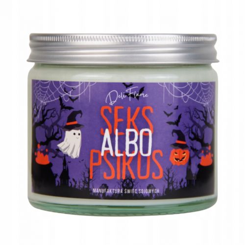  SEX OR TREAT lumanare lumanare amuzanta CADOU pentru iubit halloween 250ml