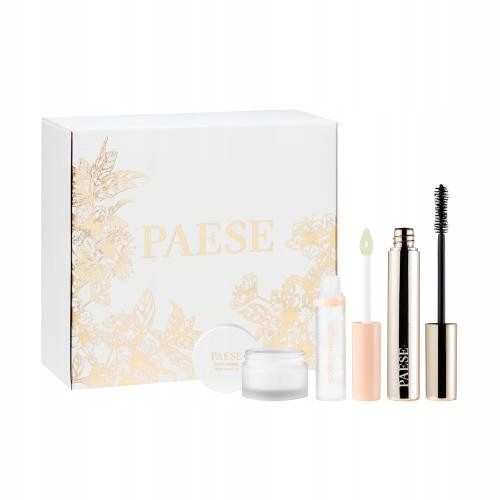  PAESE Perfect set Mascara + Cremă și bază Hydrobase + Luciu de buze