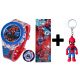  ceas electric SPIDERMAN copii pentru baieti si copii LED lumina + CHEIE