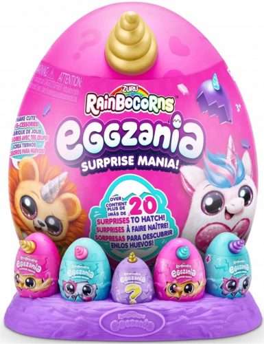  Mascota de pluș ZURU Rainbocorns Eggzania Surprise Mania 1 buc.