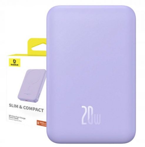  Mini powerbank magnetic Baseus 5000mAh 20W (violet)