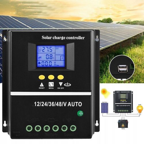  Controler de încărcare panou fotovoltaic 60A, controler solar MPPT