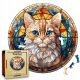  Puzzle din lemn pisica 224 buc. Puzzle pentru adulți Animale premium v.21