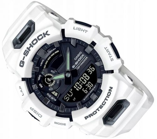  CEAS SPORT LA MODĂ CASIO G-SHOCK GBA-900-7AER ALB BLUETOOTH STEPS