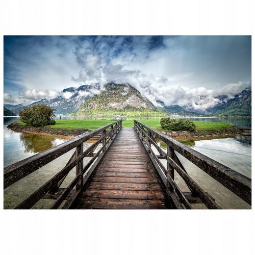  Puzzle din lemn premium pentru adulți Bridge A3 Landscape Large Geometric