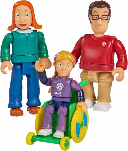  SIMBA Un set de figurine din familia Fireman SAMA