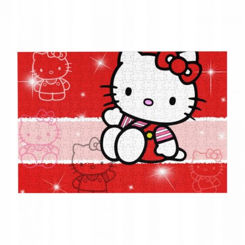 Puzzle 1000 de piese Hello Kitty Jigsaw din lemn