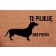  Meci de intrare personalizat Dachshund Veghez aici + Nume