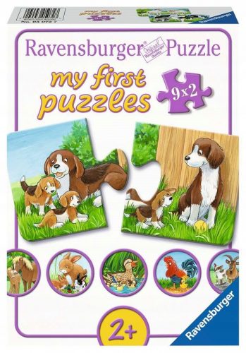  RAVENSBURGER Primul meu puzzle Familii de animale 9x2 piese