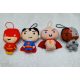  SUPER 4 mascote Superman, The Flash, Cyborg, Lulu