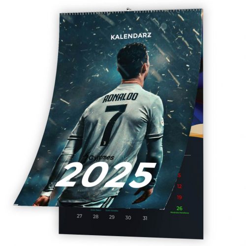  CALENDAR DE PERETE 2025 A4 CRISTIANO RONALDO SUNDAYS HAN 13 FEȚE