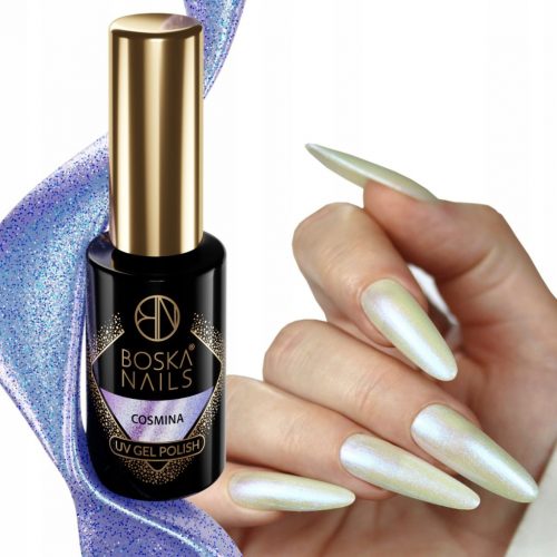  Boska Nails 487 Cosmina Hybrid Lac de unghii 6ml Cosmic Glow Mov deschis