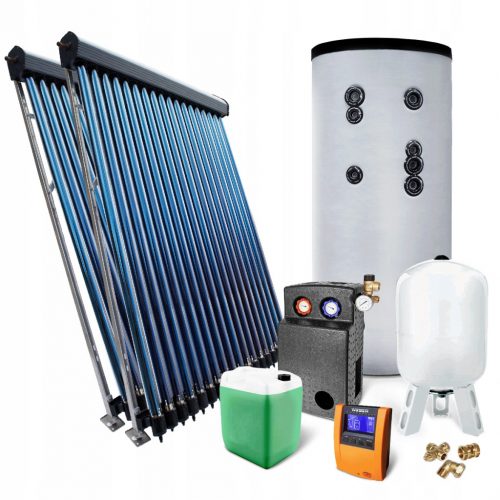  Colector solar in vid, set de 2 x HP 30 cu rezervor de 400l