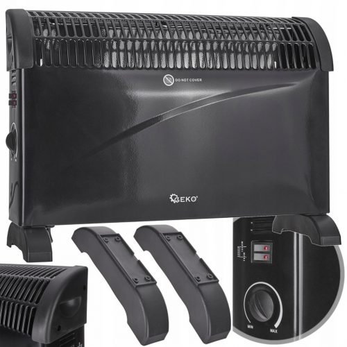  Convector negru cu termostat 2000W (1)