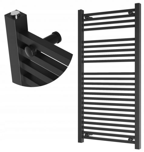  RADIATOR DE BAIE NEGRU RADIATOR 120x50 cm RADIATOR BERGEN MODERN