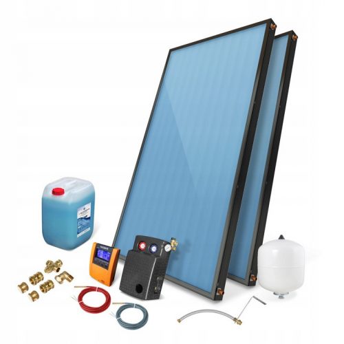  Set solar PREMIUM, colector solar 2 x 2.0 fara rezervor