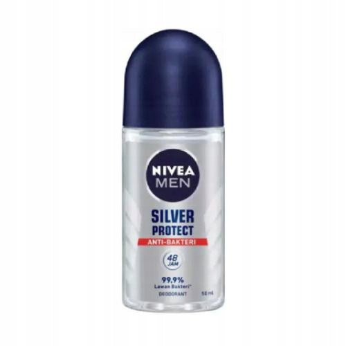  Nivea Deodorant roll-on 50ml Men Silver Protect