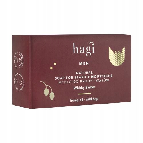  HAGI Whisky Barber Sapun natural pentru barba si mustata Whisky Barber 100g