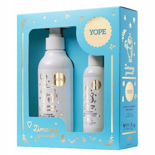  Set sapun de maini Yope Xmas Winter Morning 300ml + parfum de camera 100ml