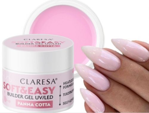  Gel CLARESA Soft&Easy Gel de constructie Panna Cotta