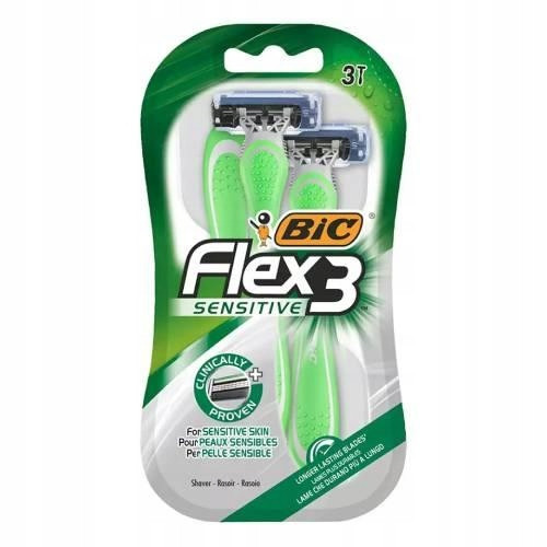  BIC FLEX 3 SENSITIVE - Brici de unica folosinta - blister de 3 buc.