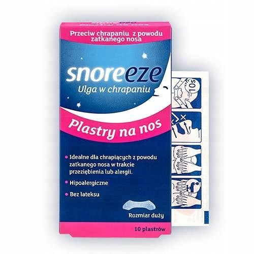  Snoreeze, benzi mari pentru nas, SNORE, 10 bucăți