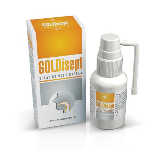  Spray pentru gura si gat Goldisept 25 ml