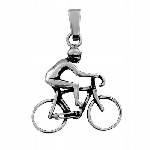  PENDANT BICICLIST CYCLIST SILVER 925