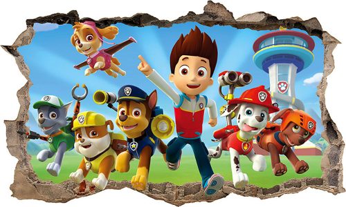 Autocolant poster 3D Xxl+ Paw Patrol