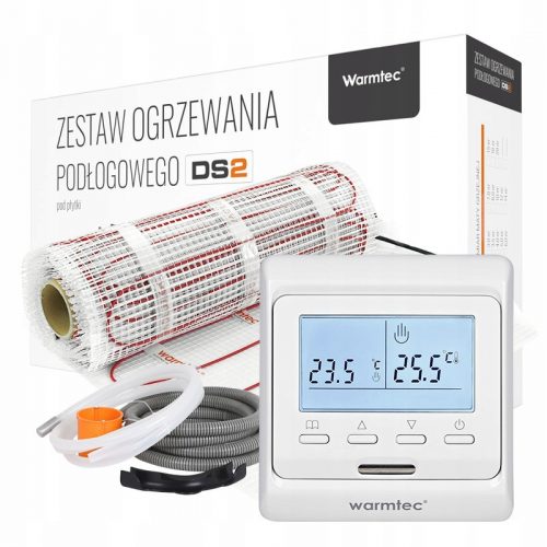 Set încălzire în pardoseală pentru gresie Warmtec DS2-80/T5103 8 m2