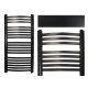  RADIATOR DE BAIE decorativ SIGMA 1170x575 Negru Mat 556W