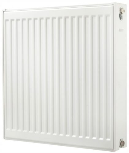 Radiator cu panou de otel Diamond 1250 W alb 600 x 600 x 108 mm - racord lateral