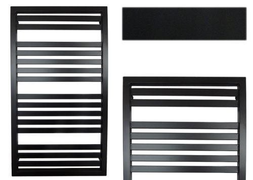  Radiator baie cu apa Hydro-Mat 588 W 530 x 980 mm negru