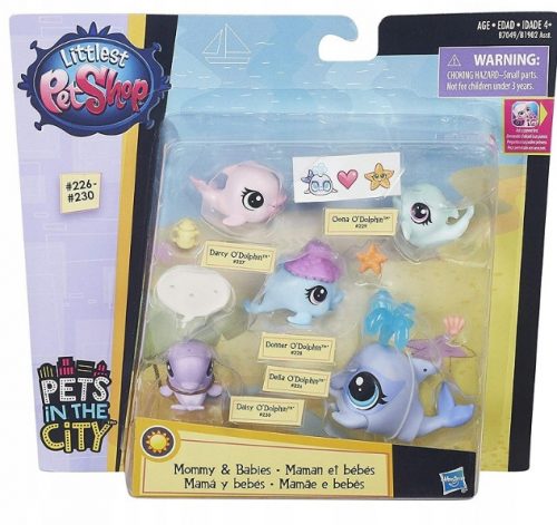  LITTLEST PET SHOP 5 Figurine Mix Animale DELFINI