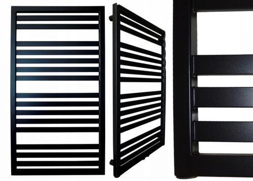 Radiator baie cu apa Hydro-Mat 588 W 530 x 980 mm negru