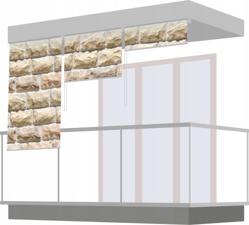  Jaluzele balcon terasa, dimensiuni 126x150