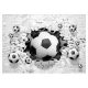 Fototapet 3D FOTBAL WALL BRICK BALLS 368x254