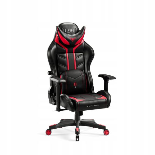  Scaune Diablo Scaun gaming Diablo X-Ray L, piele ecologica neagra