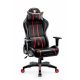  Scaune de gaming Diablo Chairs X-One 2.0, piele ecologică neagră și roșie