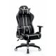  Scaune de gaming Diablo Chairs X-One 2.0, piele ecologica alb-negru