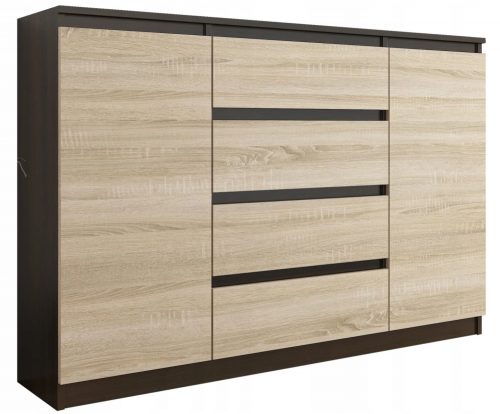  Mobene Comodă modernă 140 x 40 x 98cm wenge mat